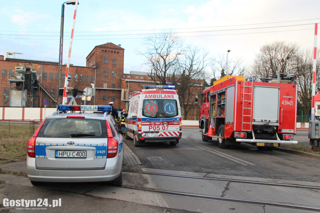 Wypadek na skrzyżownaiu ulic - Lipowej i Fabrycznej