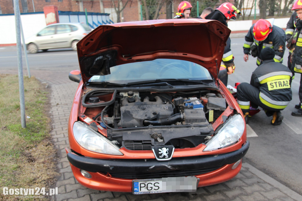 Wypadek na skrzyżownaiu ulic - Lipowej i Fabrycznej