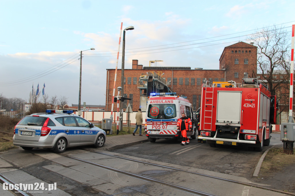 Wypadek na skrzyżownaiu ulic - Lipowej i Fabrycznej