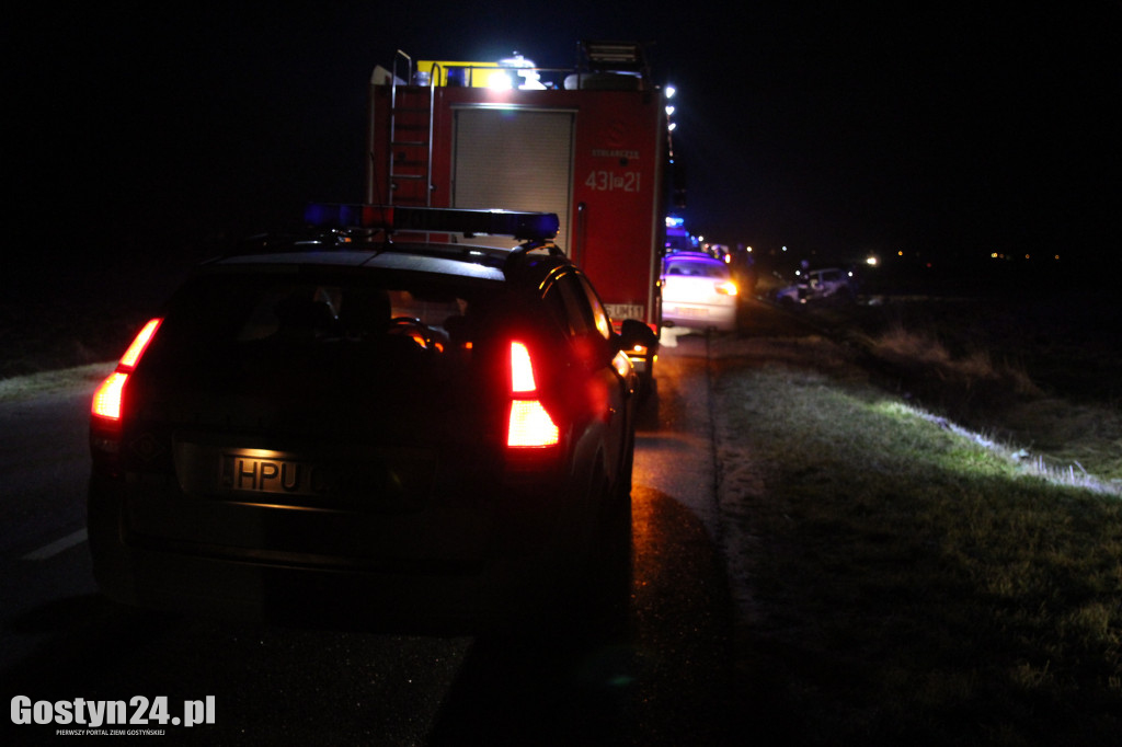 Zdarzenie drogowe na trasie Lipie-Szelejewo Drugie