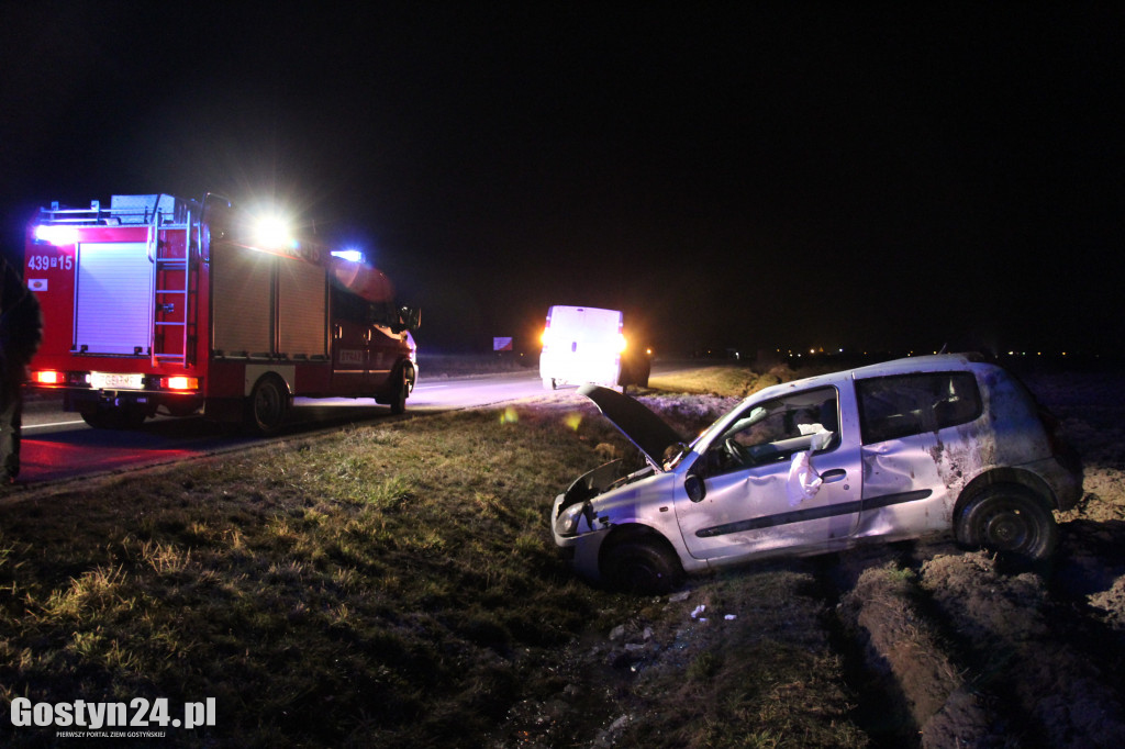 Zdarzenie drogowe na trasie Lipie-Szelejewo Drugie