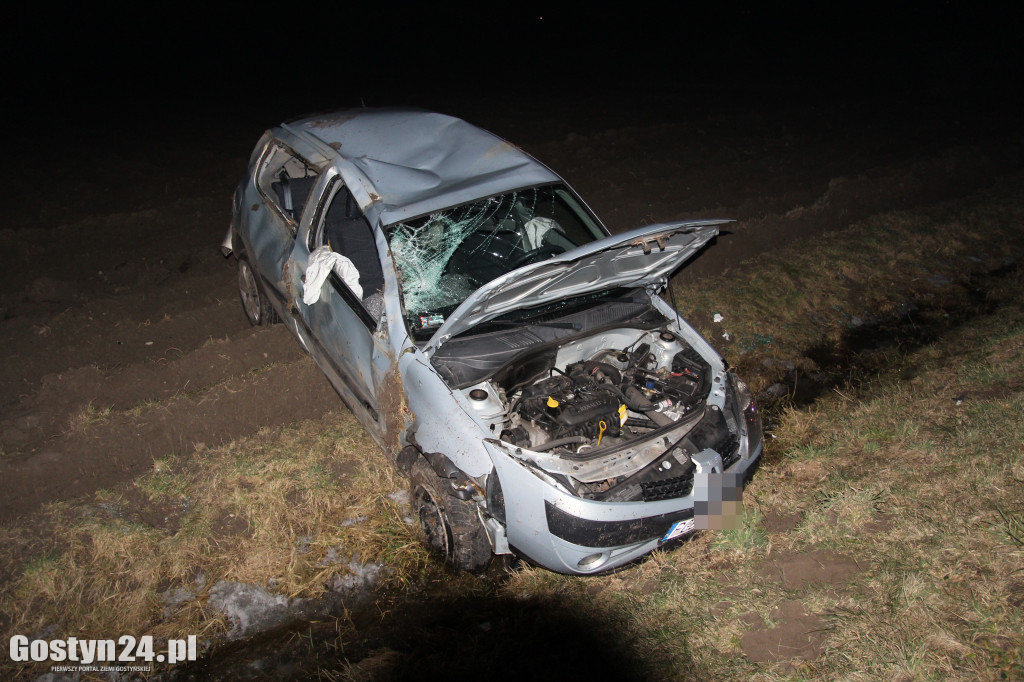 Zdarzenie drogowe na trasie Lipie-Szelejewo Drugie