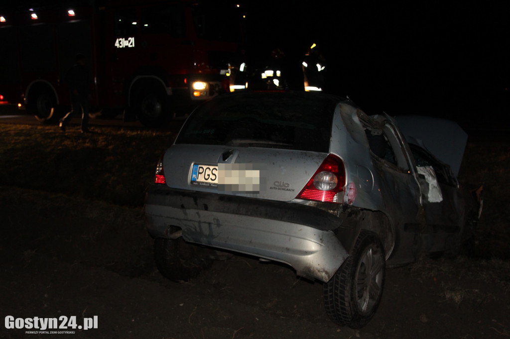 Zdarzenie drogowe na trasie Lipie-Szelejewo Drugie