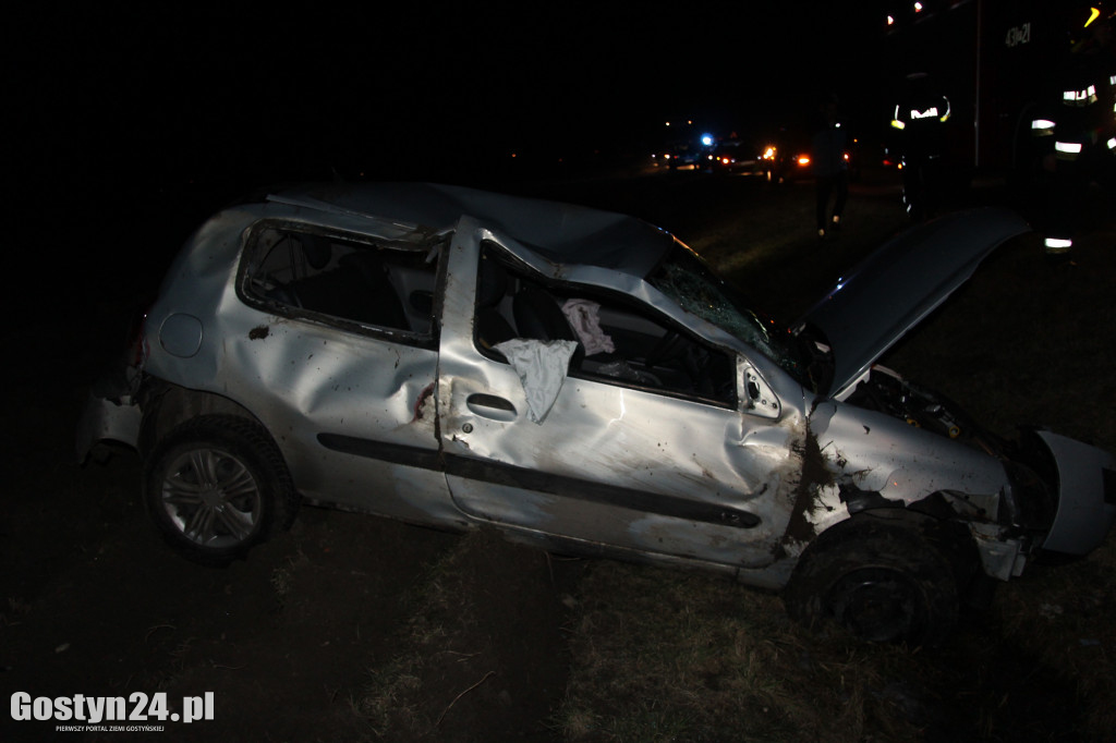 Zdarzenie drogowe na trasie Lipie-Szelejewo Drugie