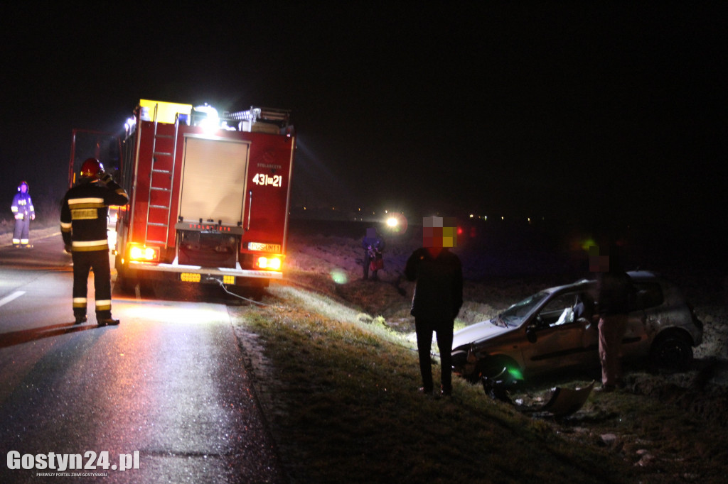 Zdarzenie drogowe na trasie Lipie-Szelejewo Drugie