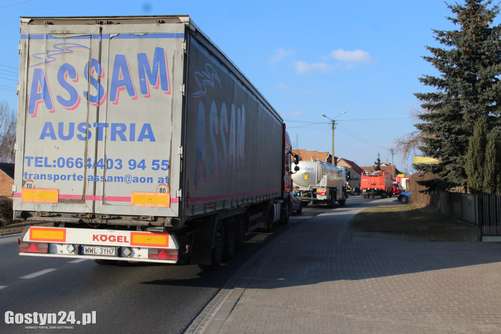 Wypadek na drodze wojewódzkiej 434 w Kunowie