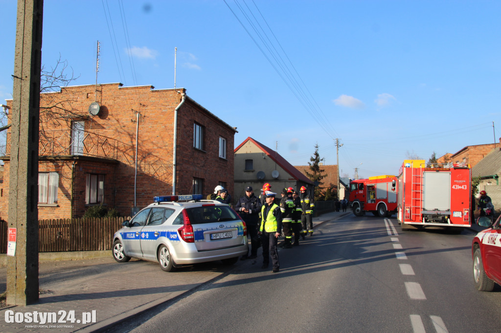 Wypadek na drodze wojewódzkiej 434 w Kunowie