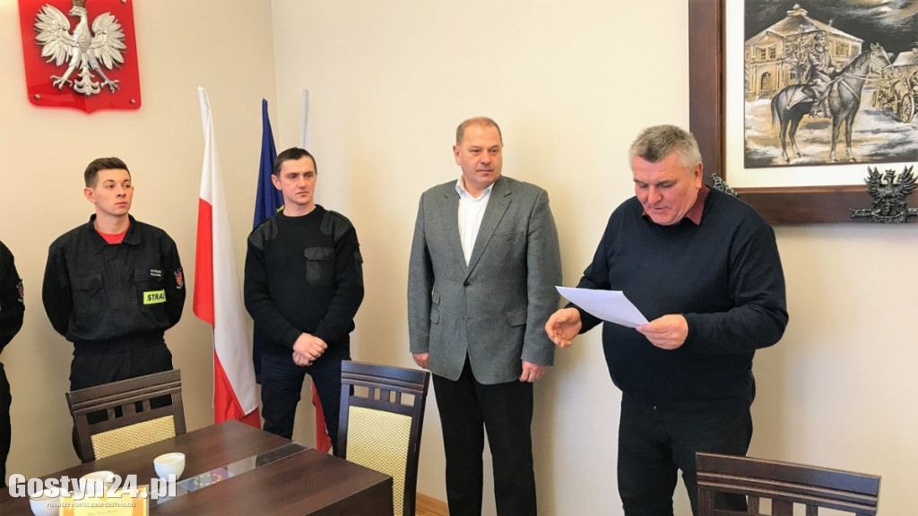 Młodzież zapobiega pożarom w Borku Wlkp.