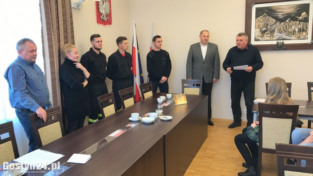 Młodzież zapobiega pożarom w Borku Wlkp.