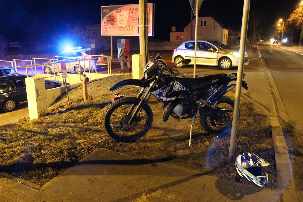 Zderzenie auta z motorowerem na ul. Wrocławskiej