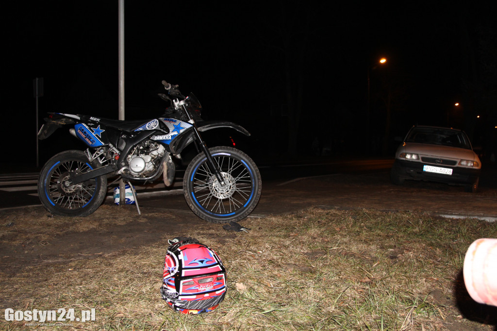 Zderzenie auta z motorowerem na ul. Wrocławskiej