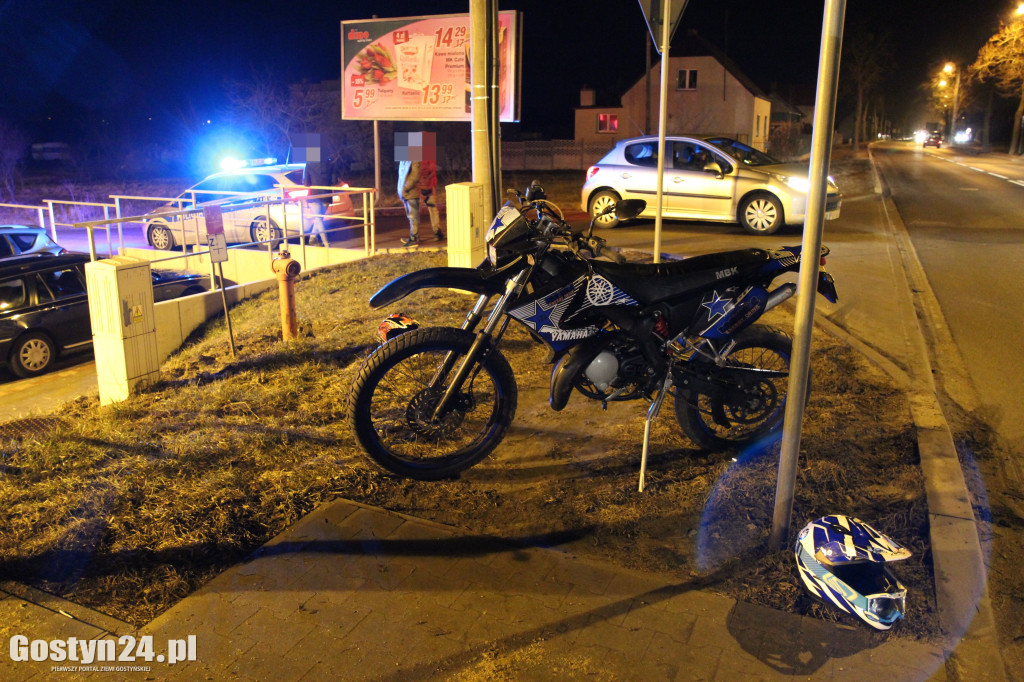 Zderzenie auta z motorowerem na ul. Wrocławskiej