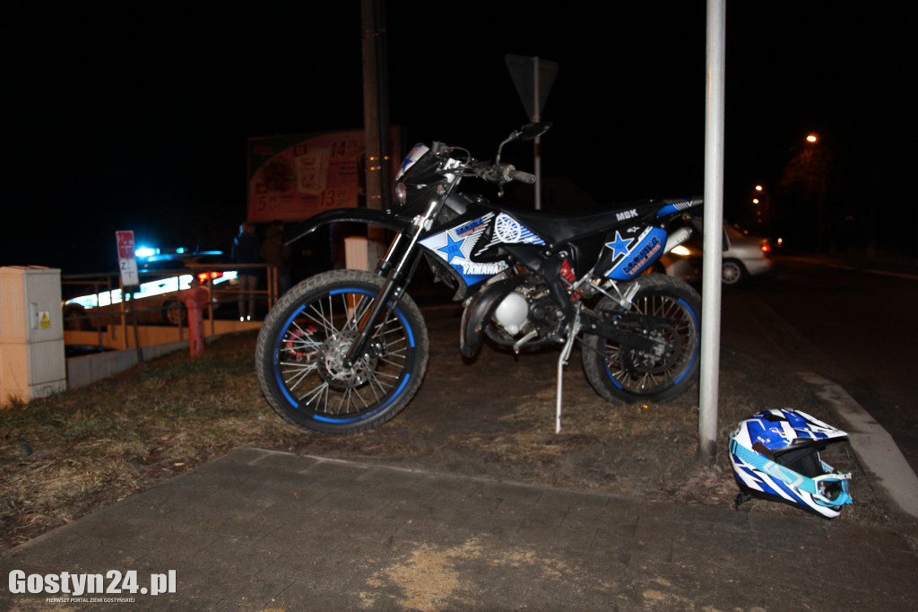 Zderzenie auta z motorowerem na ul. Wrocławskiej