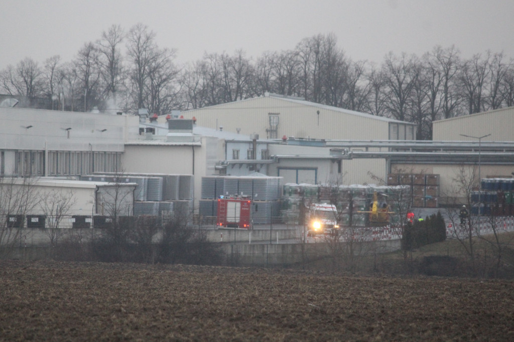 Wypadek w zakładzie produkcyjnym w Pudliszkach