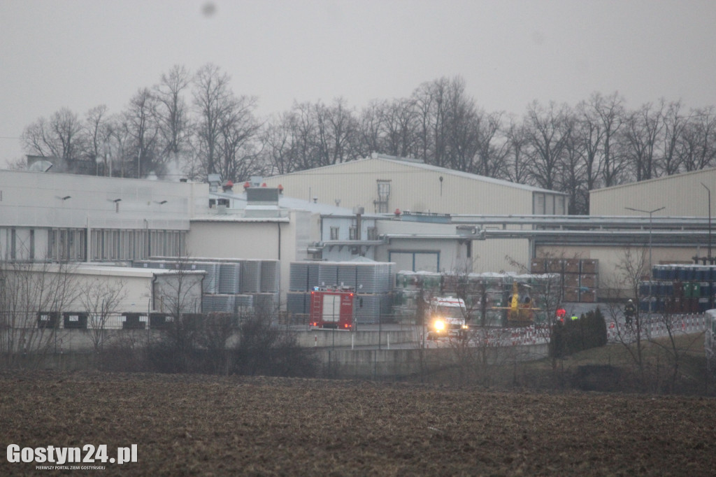 Wypadek w zakładzie produkcyjnym w Pudliszkach