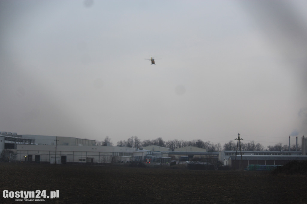 Wypadek w zakładzie produkcyjnym w Pudliszkach