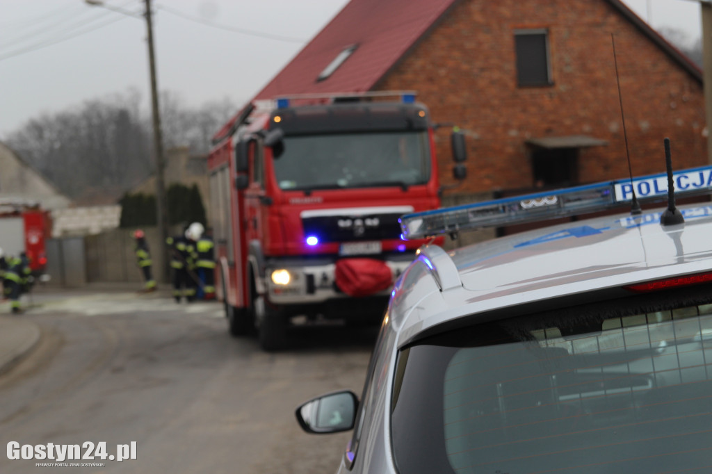Zdarzenie drogowe na ul. Mickiewicza