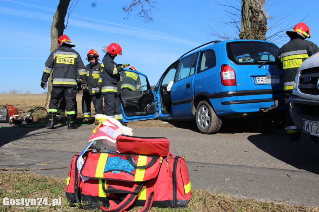 Wypadek na trasie Kunowo-Dalabuszki