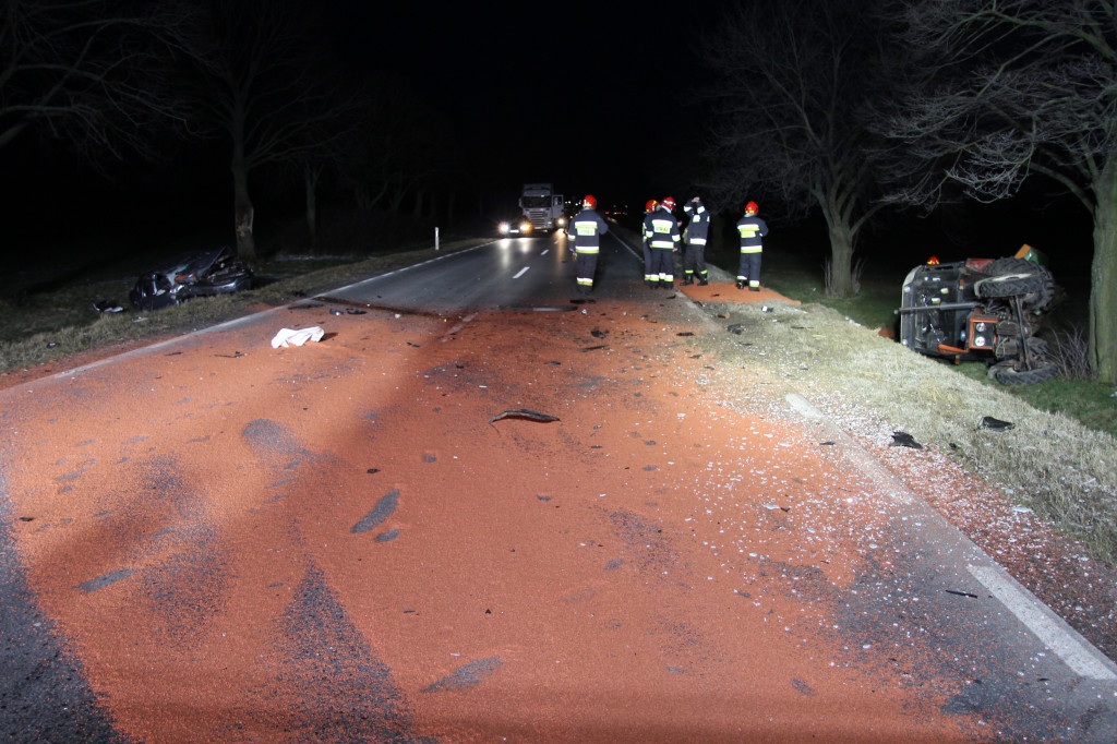 Wypadek na drodze wojewódzkiej 434