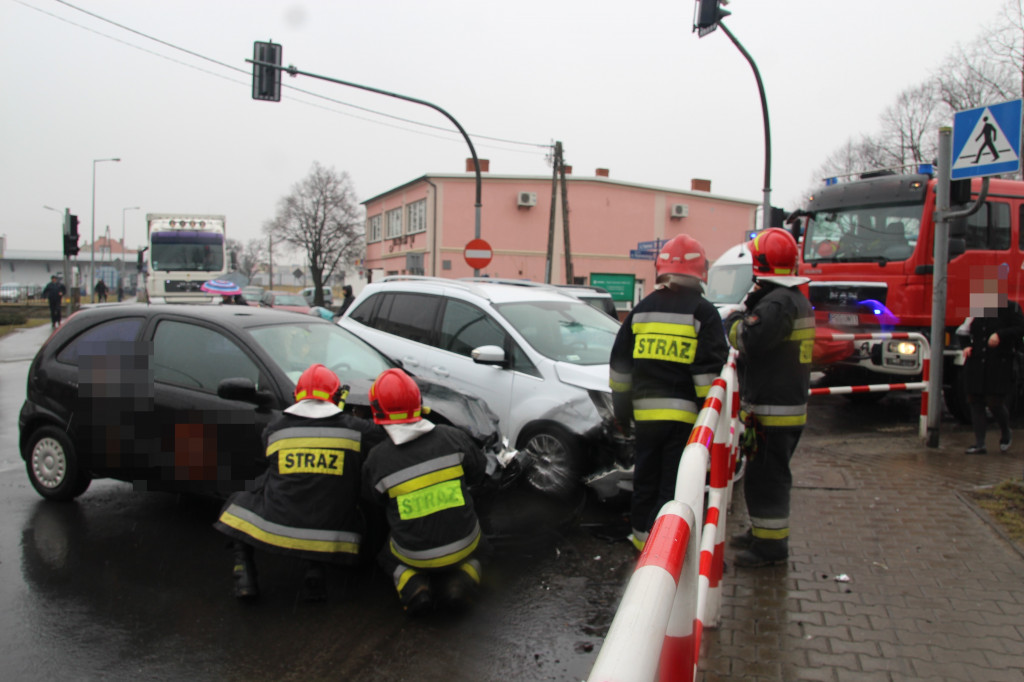 Zderzenie na skrzyżowaniu Mostowej i Bojanowskiego
