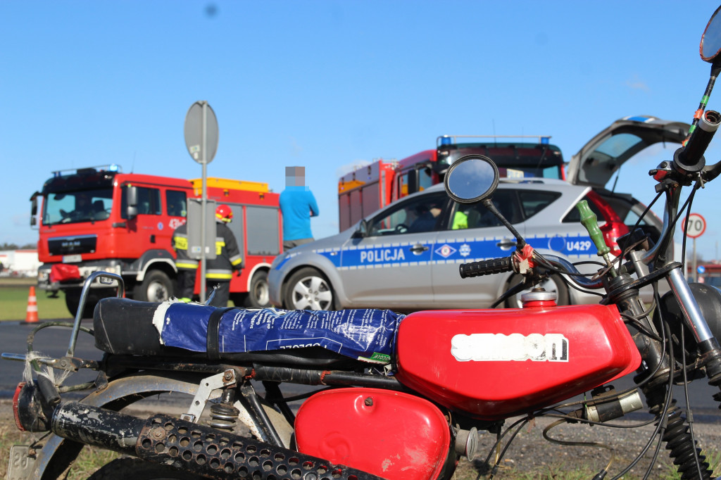 Wypadek na drodze wojewódzkiej 434