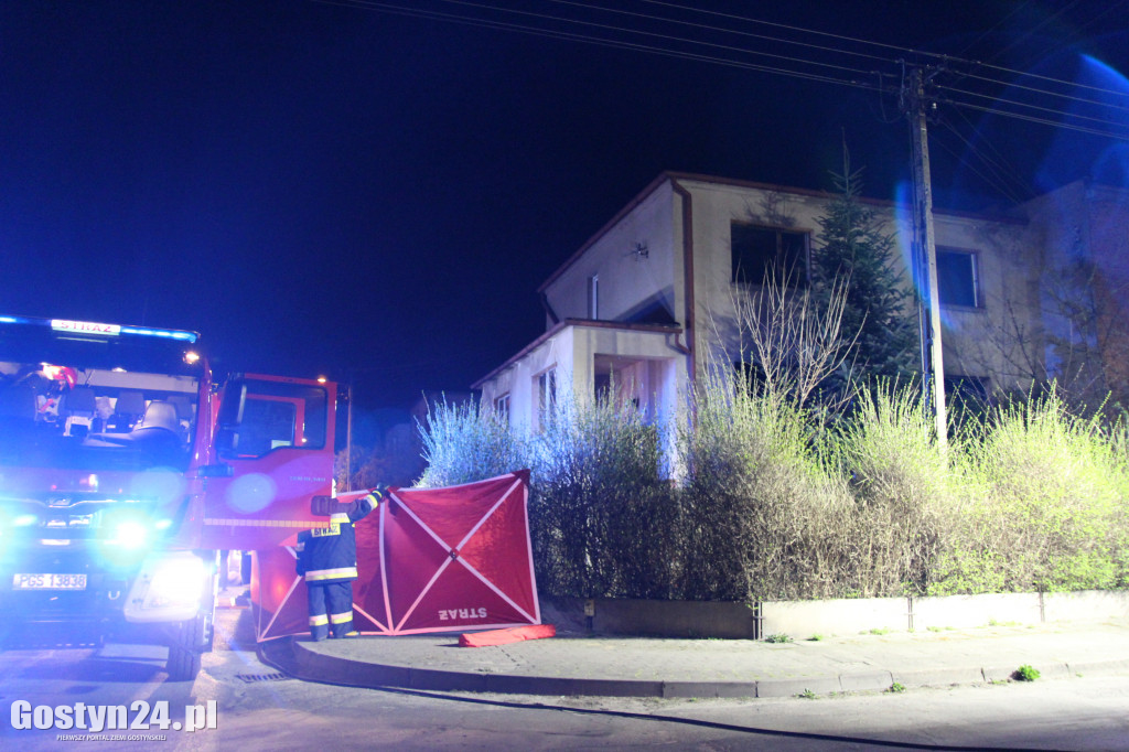 Tragiczny pożar domu, zginęła 60-letnia kobieta
