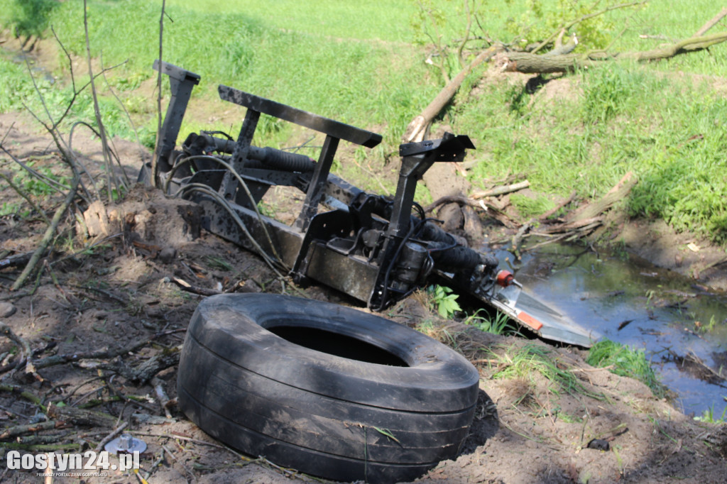 Wypadek na trasie pomiędzy Koszkowem a Studzianną