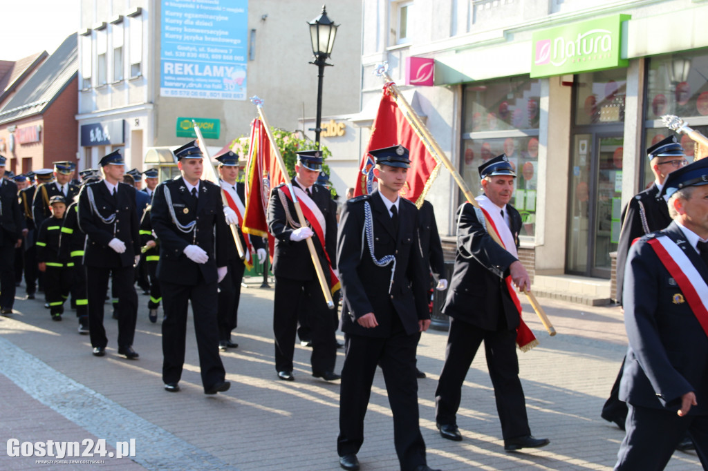 Strażacy przeszli ulicami Gostynia