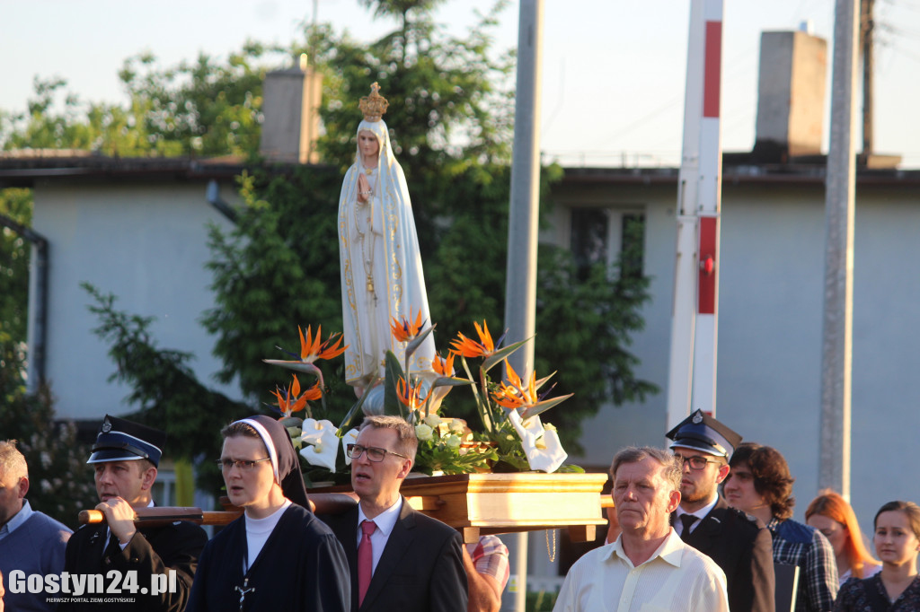 Procesja fatimska ulicami Gostynia