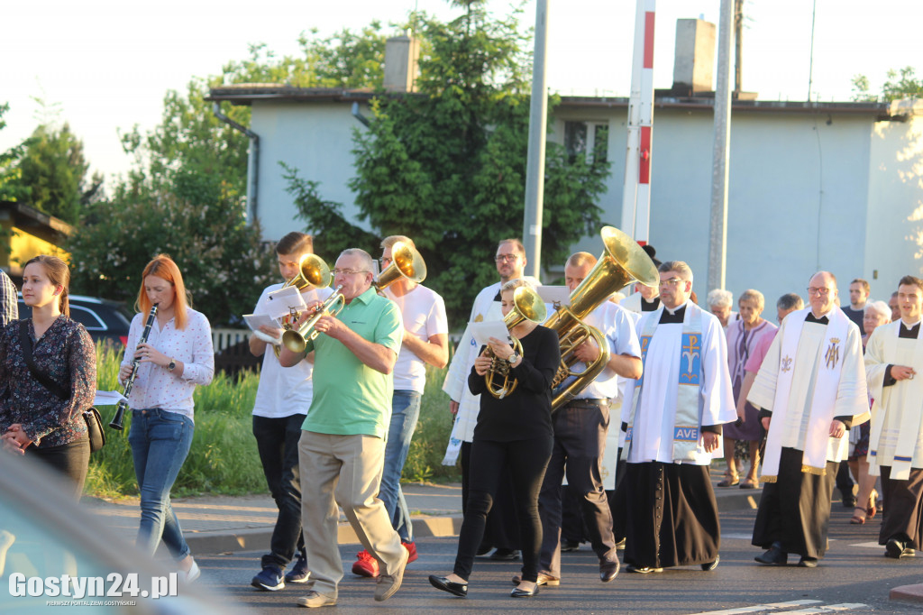 Procesja fatimska ulicami Gostynia