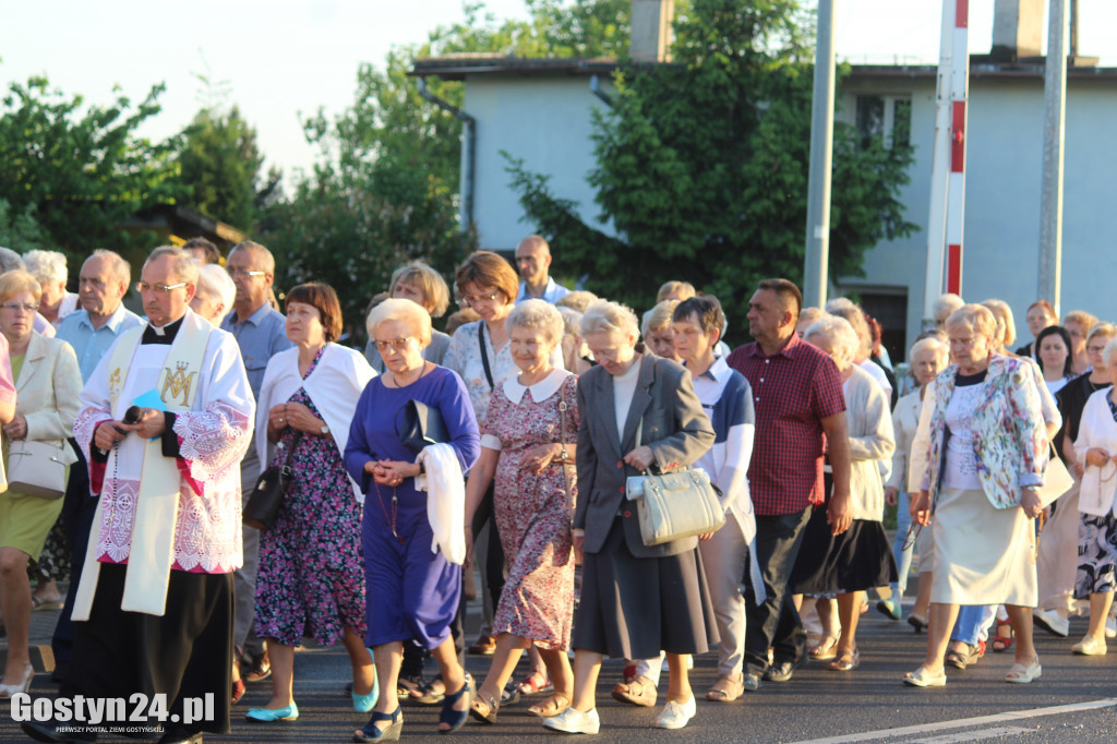 Procesja fatimska ulicami Gostynia
