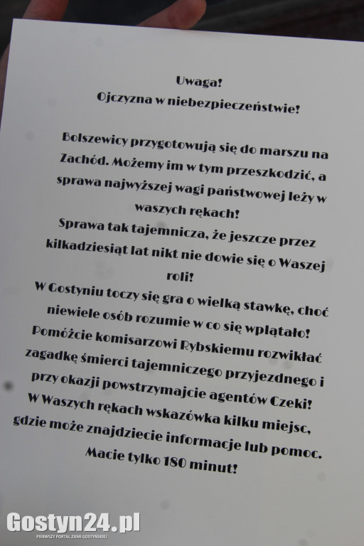 Etap uliczny IX Gostyńskiej Gry Miejskiej