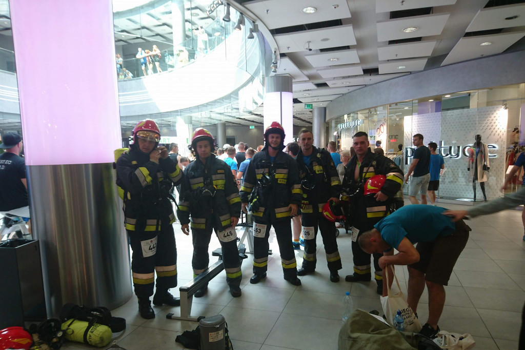 Mistrzostwa Strażaków w biegu Sky Tower Run