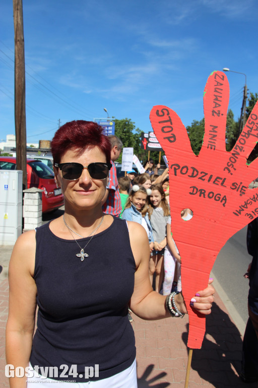 Uczniowie zwracali uwagę na prawa pieszych