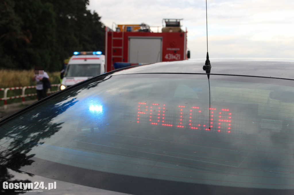 Wypadek na trasie Gostyń-Kunowo