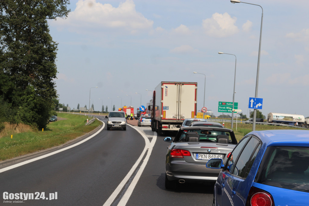 Wypadek na obwodnicy Borku Wlkp.