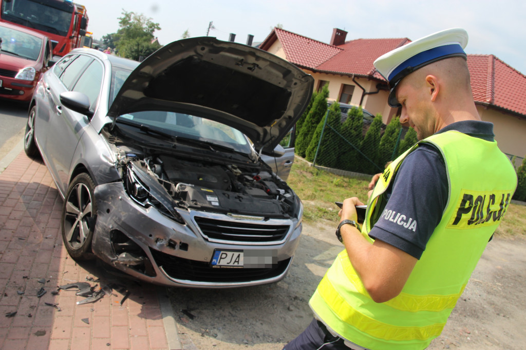 Zderzenie na Szosie Jaraczewskiej