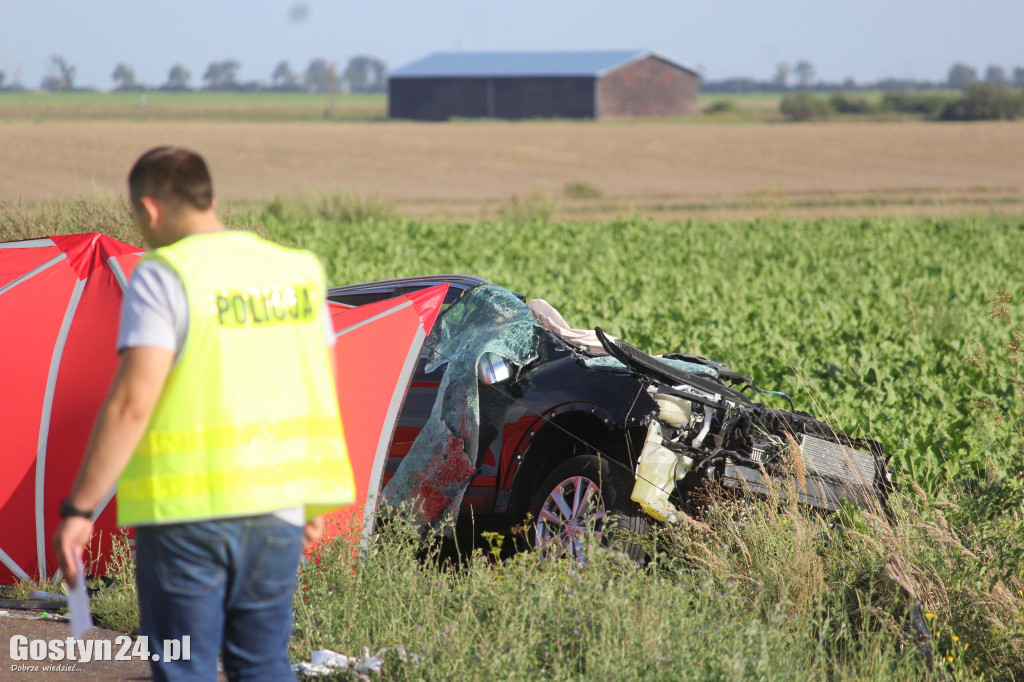 Tragiczny wypadek na prostej drodze