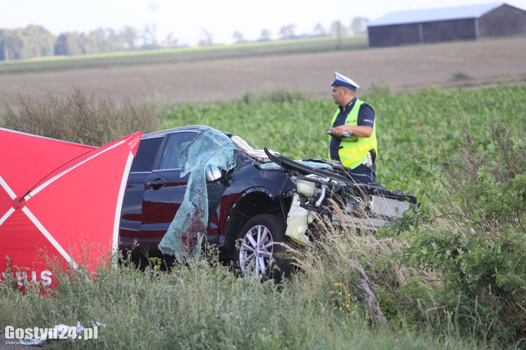 Tragiczny wypadek na prostej drodze