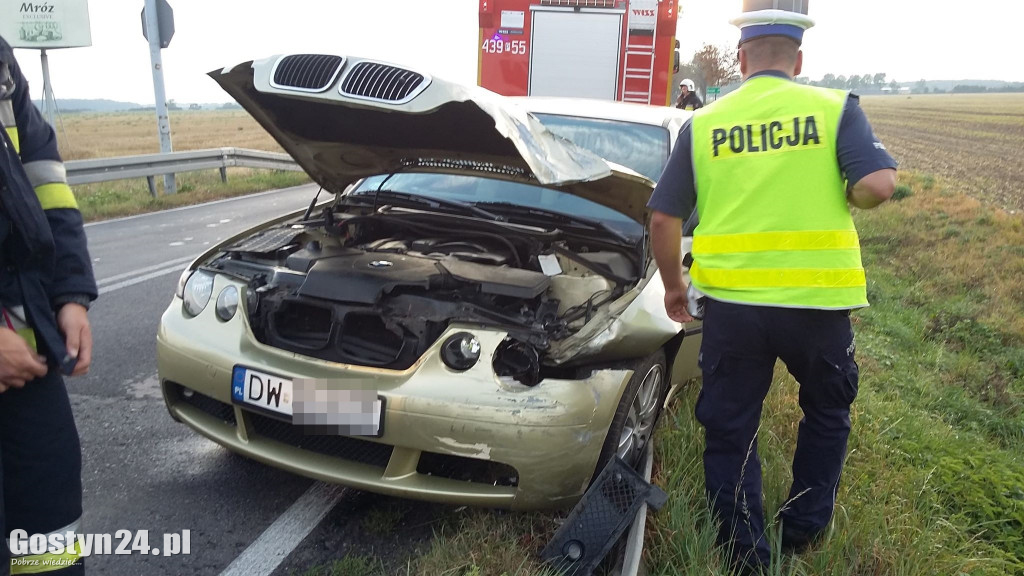 Wypadek na obwodnicy Borku Wlkp.