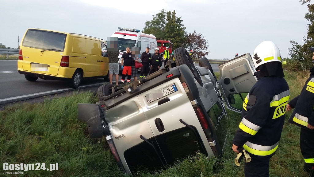 Wypadek na obwodnicy Borku Wlkp.