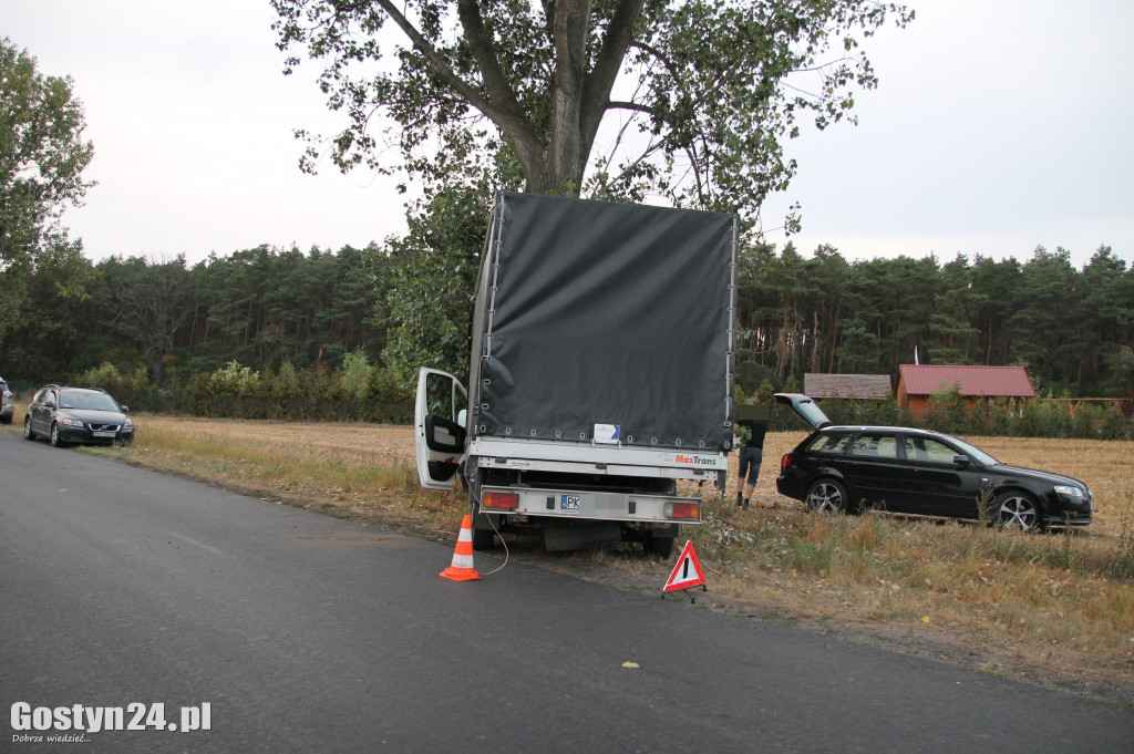 Wypadek dostawczego Peugeota