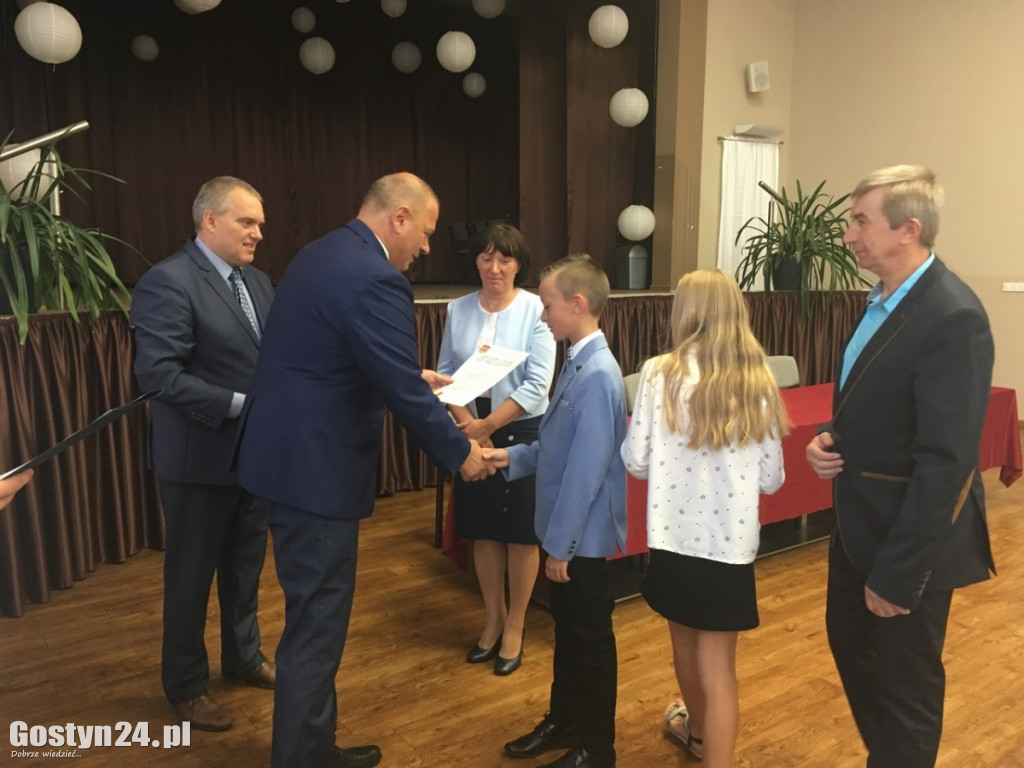 Rozdanie stypendiów w gminie Borek Wlkp.