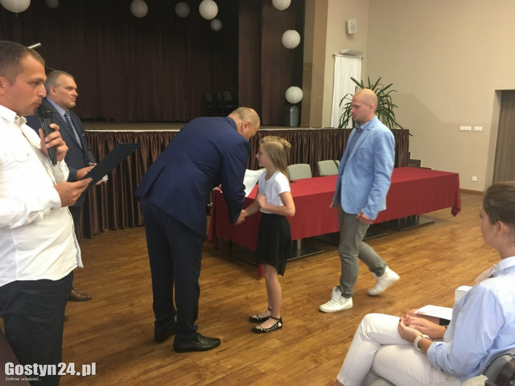Rozdanie stypendiów w gminie Borek Wlkp.