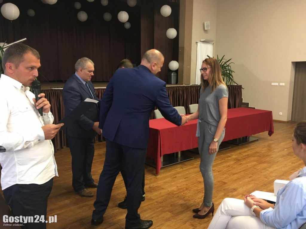 Rozdanie stypendiów w gminie Borek Wlkp.