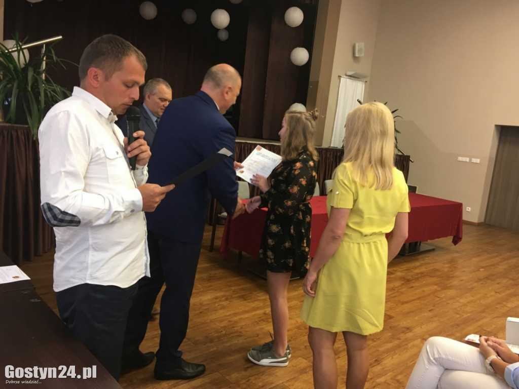 Rozdanie stypendiów w gminie Borek Wlkp.