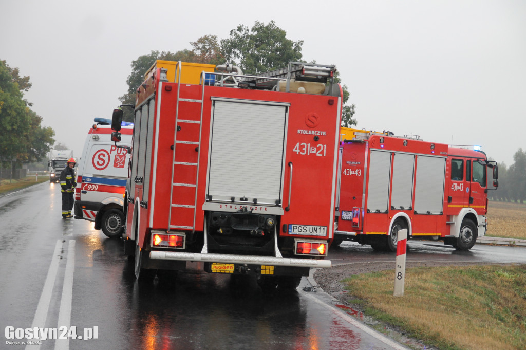 Wypadek na drodze wojewódzkiej 434