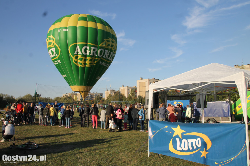 Ogromny balon wylądował na Górnej
