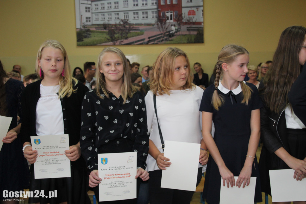 Stypendia dla uczniów z gminy Krobia