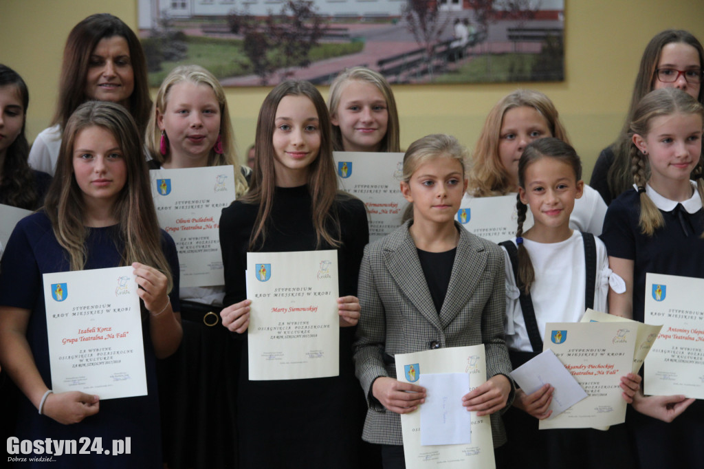 Stypendia dla uczniów z gminy Krobia